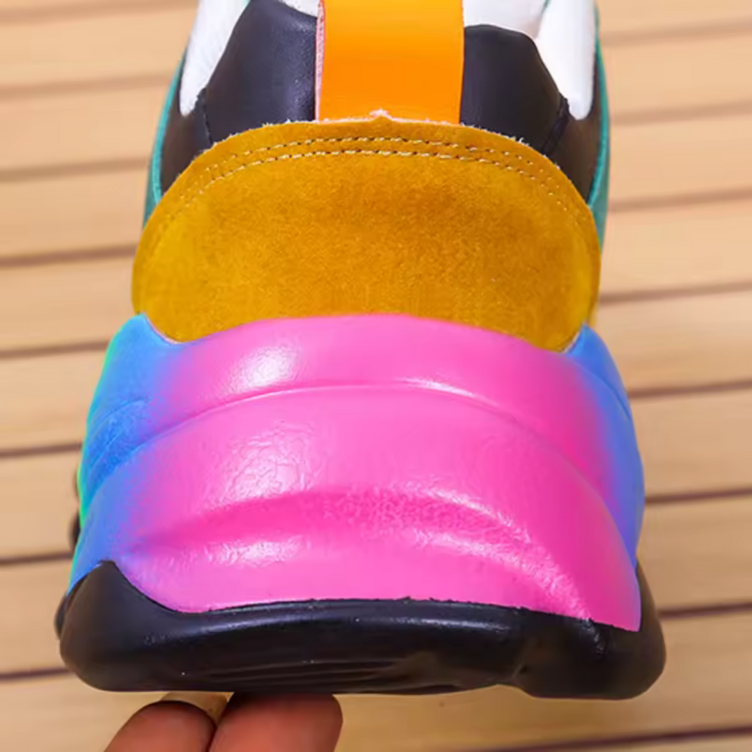 Women's chunky platform sneakers – the perfect blend of stylish design, comfort, and everyday urban wear.