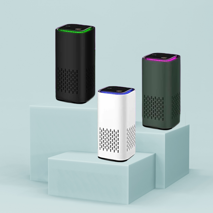 Pet odor eliminator & dander control air purifier, ensuring fresh indoor air for allergy relief.