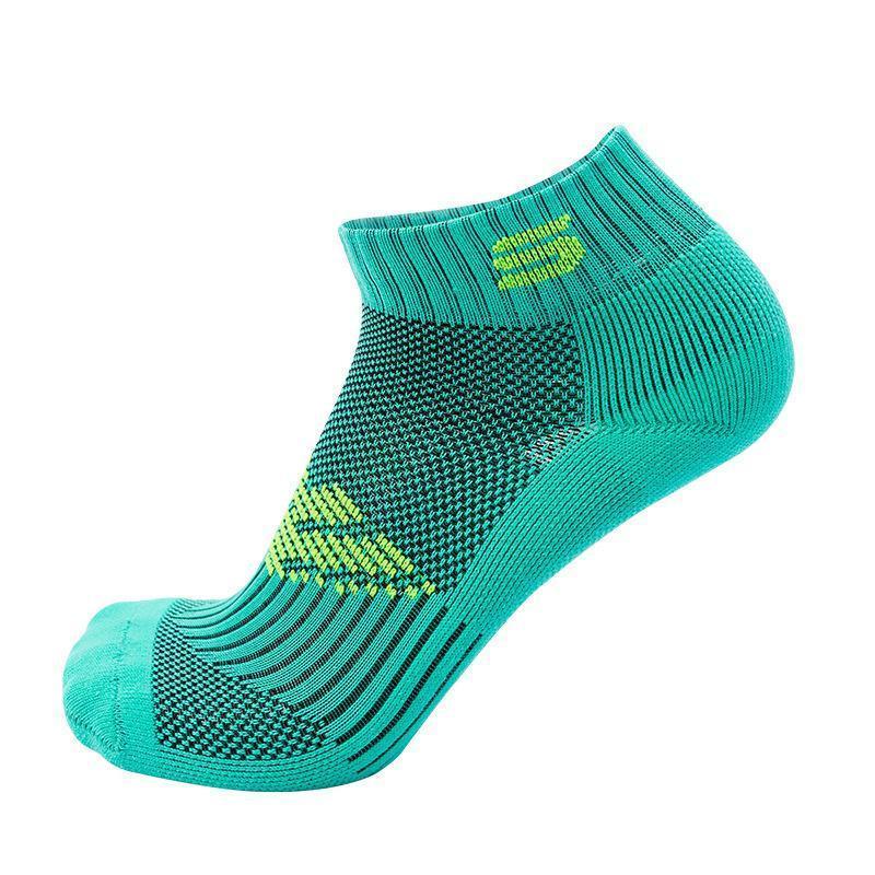 Unisex 5-pair compression ankle socks for plantar fasciitis, running & workout recovery.