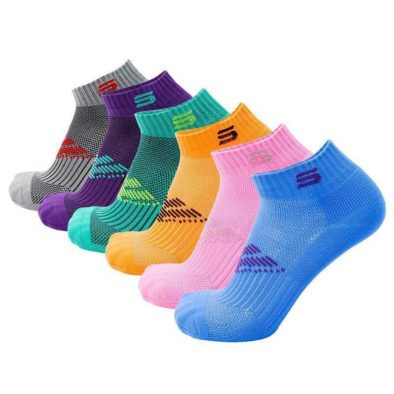 Unisex 5-pair ankle compression socks for active relief, foot support & pain relief.