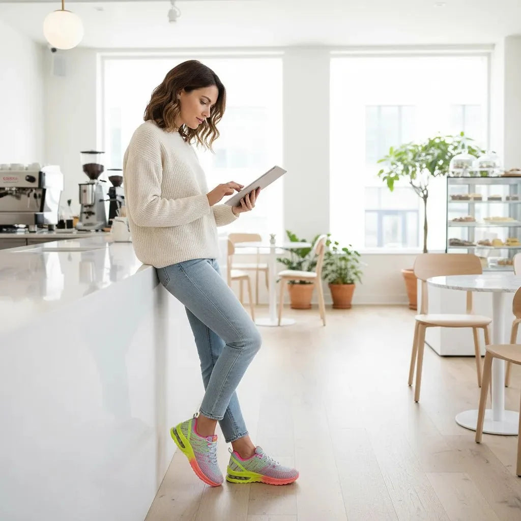 Casual purple women's sneakers, ideal for daily walking comfort.