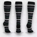 Black 4 coloured stripes