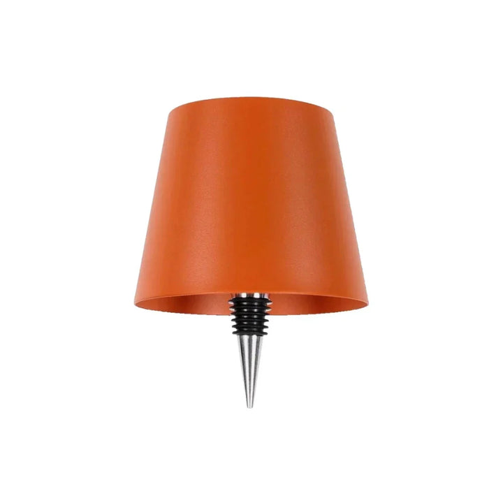 Rechargeable LED cap for glass bottles, a modern solution for ambient, upcycled decor.