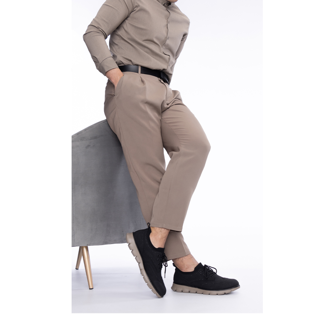 Premium men's comfort dress shoes; smart casual urban style, built for professional wear & all-day foot support.