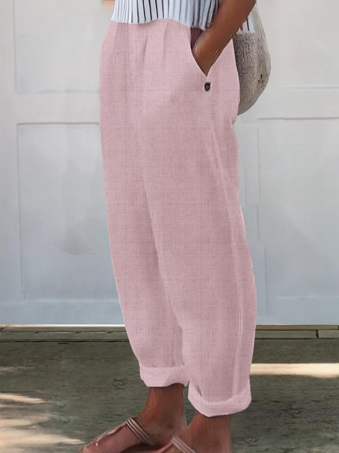 Everyday women's casual wide leg pants, perfect for relaxed summer style.