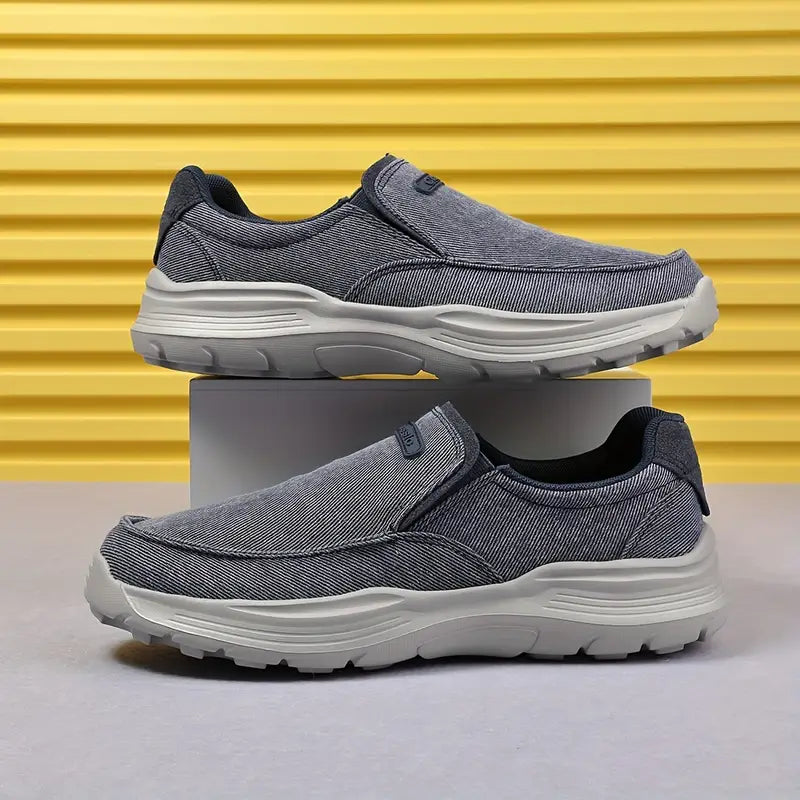 Lightweight & breathable men's slip-on loafers. All-day comfort casual walking shoes for men.