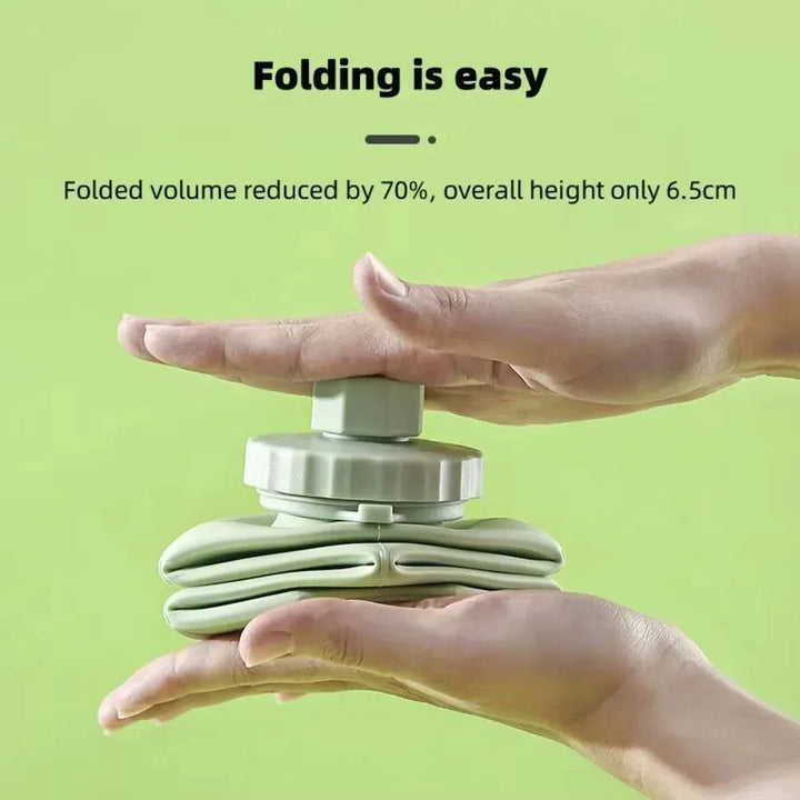 Compact 20oz reusable silicone water bottle, unisex. Collapsible design for gym, hiking & eco-friendly hydration.