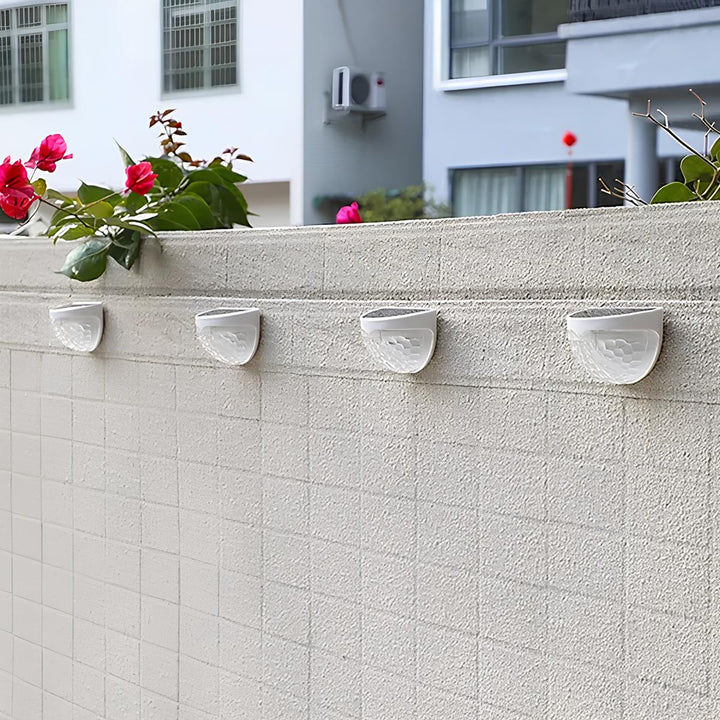 Energy-efficient Nvroome wireless solar lamp. Bright LED outdoor wall lighting for secure & decorative patios.