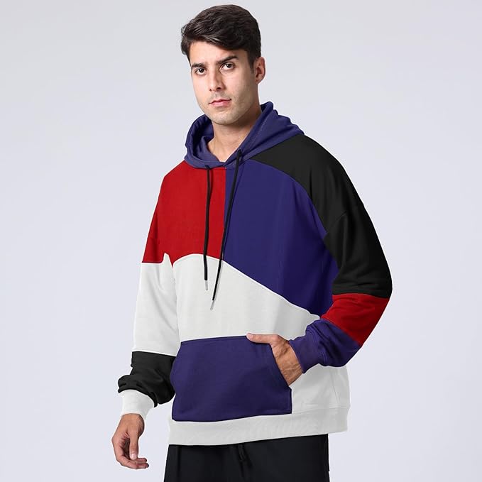 Men's modern casual pullover hoodie for a sleek look and ultimate everyday comfort.