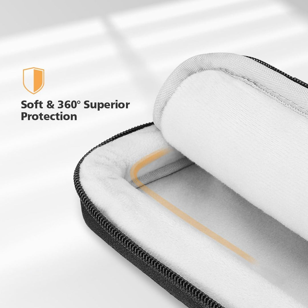 Versatile protective water-resistant shoulder bag, unisex, 360° padded for laptops & accessories.