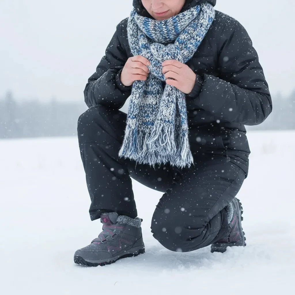Warm Alaskan Waterproof Winter Boots, unisex, providing essential cold weather foot protection.