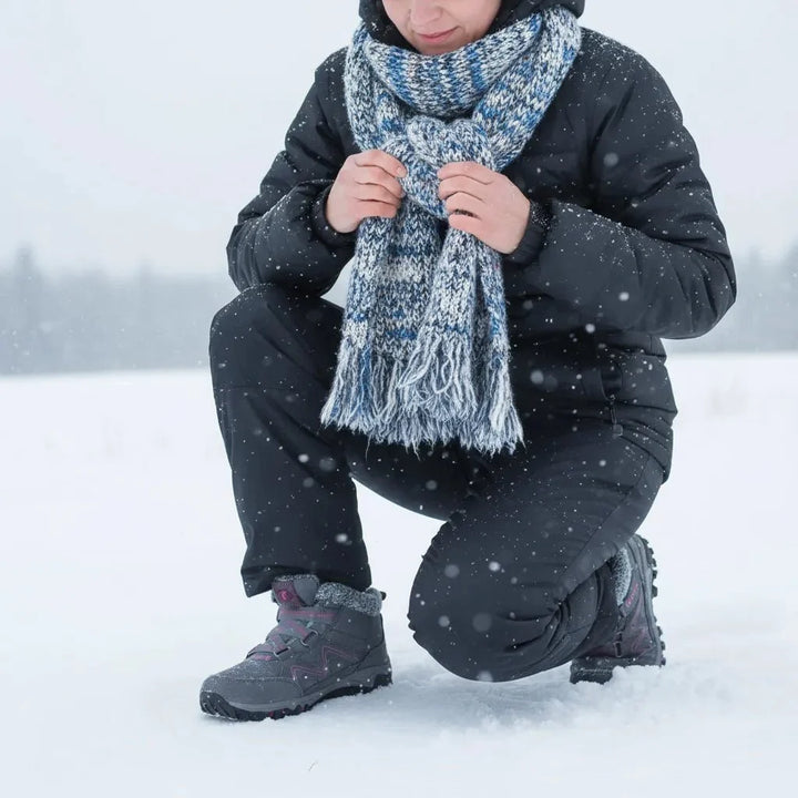 Warm Alaskan Waterproof Winter Boots, unisex, providing essential cold weather foot protection.
