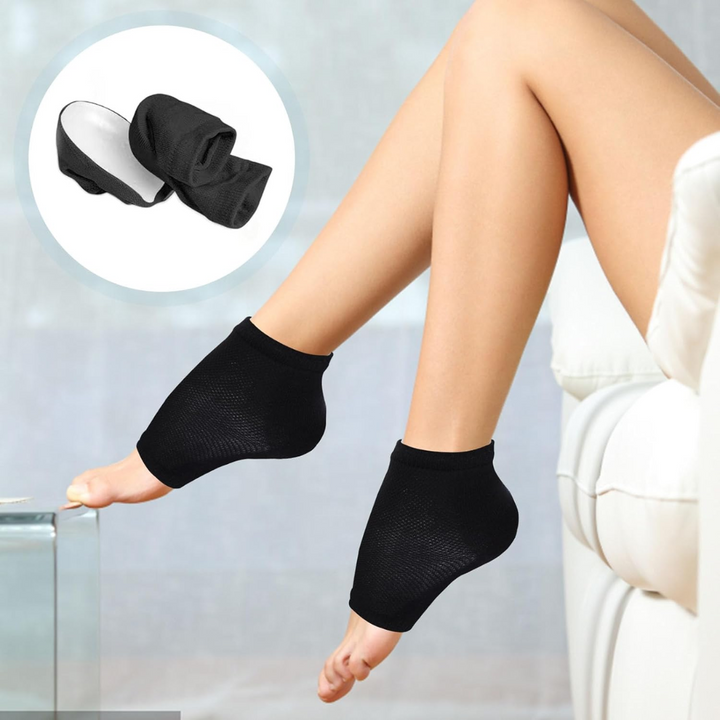Pack of men's height elevator socks, designed for comfort, discreet lift, and confidence.
