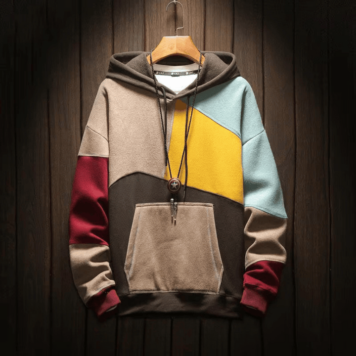 Men's modern casual pullover hoodie, perfect for all-day comfort and everyday wear.