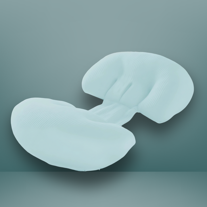 Washable Maternity Butterfly Pillow, compact design for optimal pregnancy comfort & side sleeper support.