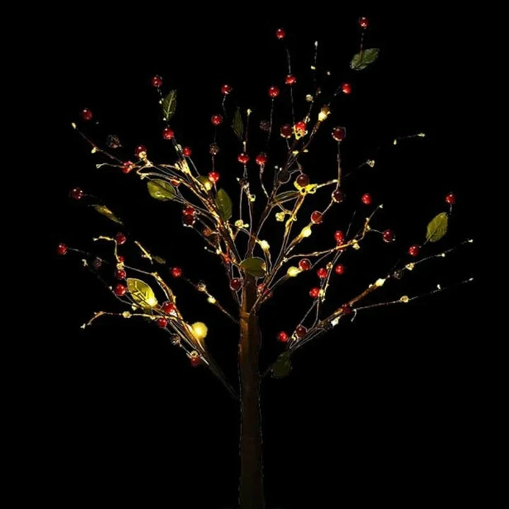 Ambient warm white LED light from this decorative Bonsai Tree Lamp with customizable bendable branches.