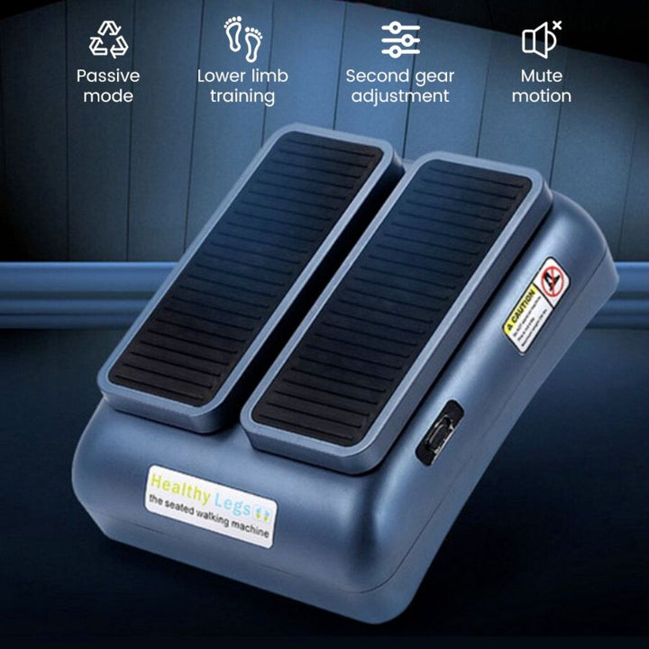 Desk-friendly portable leg exerciser, offering muscle toning and sedentary relief for better health.