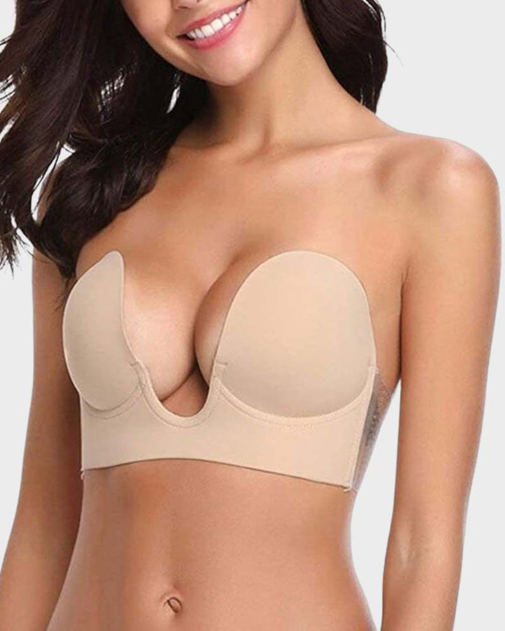 Push-up strapless contour bra for women, designed for ultimate comfort and lift, creating a smooth, defined look.