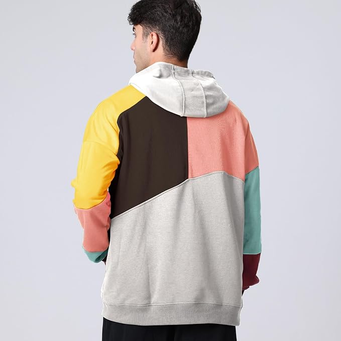 Versatile men's comfortable pullover hoodie, perfect for modern everyday casual outfits.