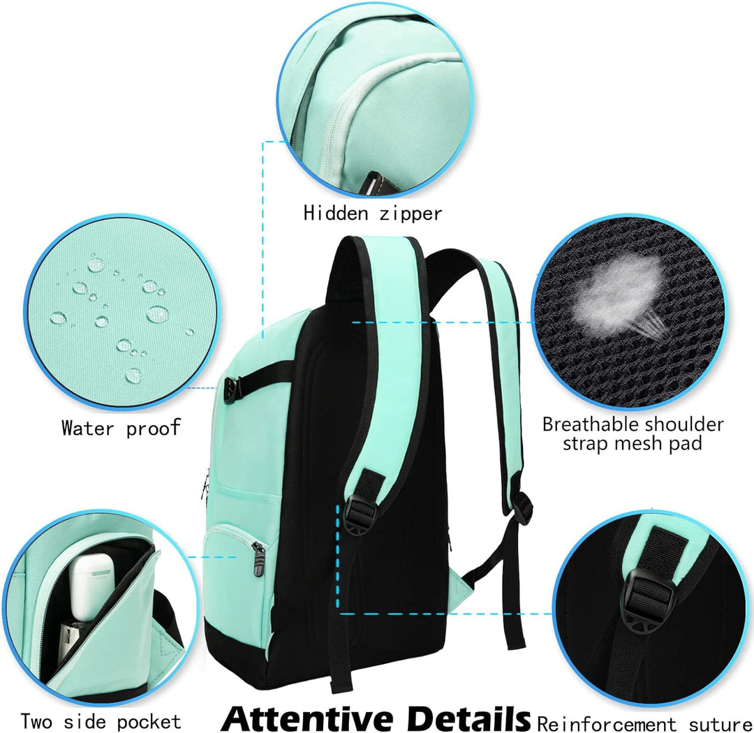 Carry your 15.6" laptop securely in this slim unisex backpack with smart organization.