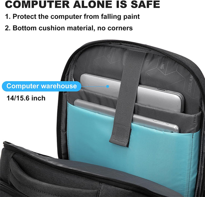 Spacious water-resistant laptop backpack with a dedicated sleeve & organized compartments for all travel essentials.