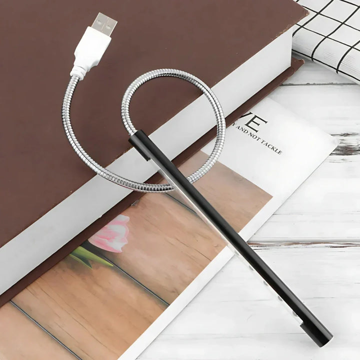 Nvroome Dimmable USB LED light, flexible gooseneck for keyboard illumination.