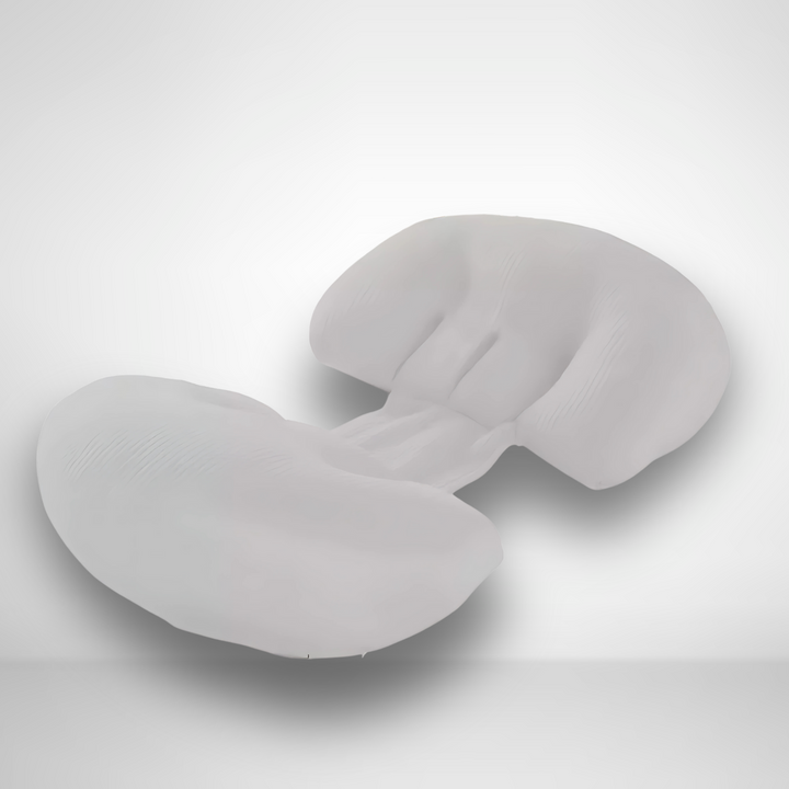 Ergonomic Maternity Butterfly Pillow, a pregnancy aid ensuring superior back & belly support for sleeping.