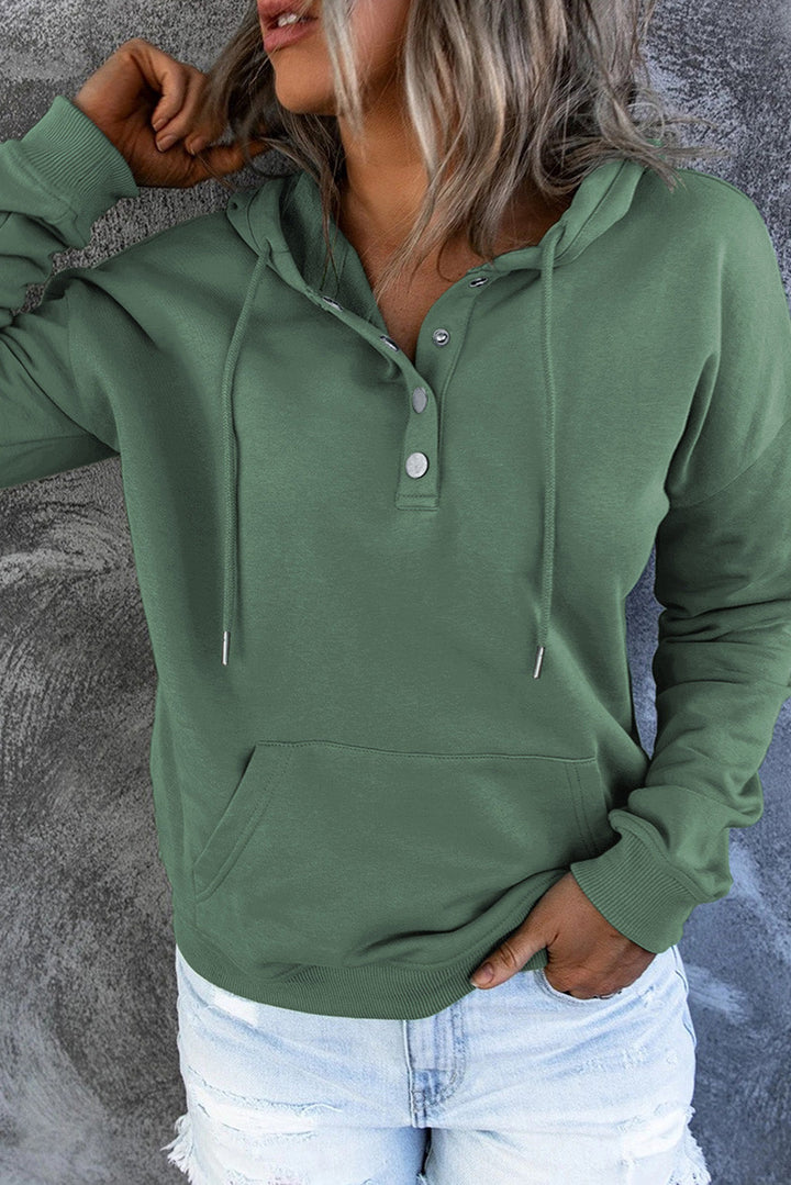 Stylish women's cozy hoodie, perfect for layering and everyday relaxed fashion.