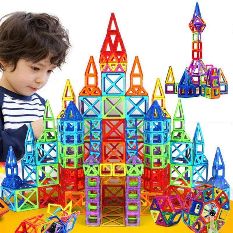 High-quality magnetic building blocks, a durable educational toy promoting STEM skills and child development.