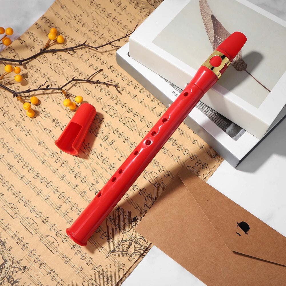 Portable mini sax for convenient music practice, alto mouthpiece included, ideal wind instrument.