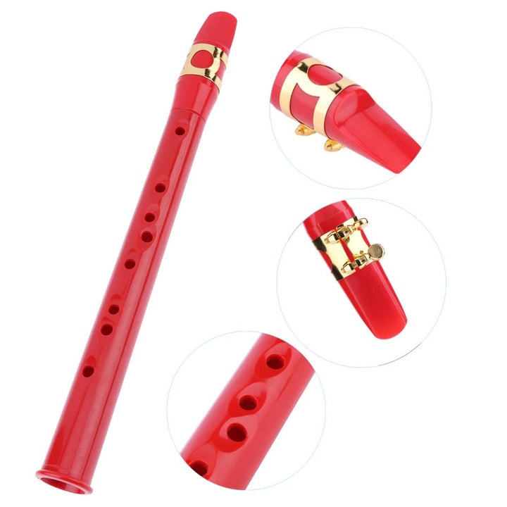Versatile portable mini saxophone, great for beginners & travel, comes with an alto mouthpiece.