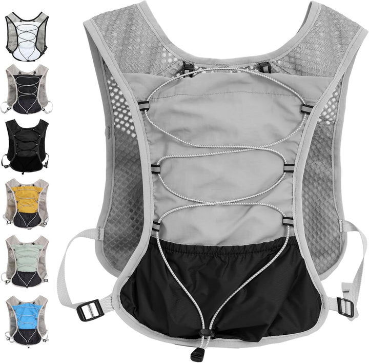 Outdoor fitness: Ultra-light running hydration vest with a spacious 2L bladder.