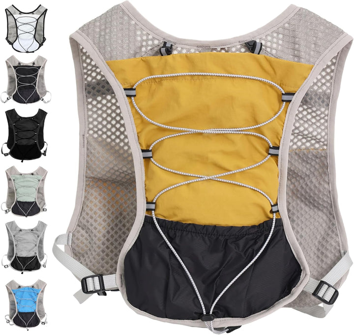 Active lifestyle hydration vest, ultra-light with 2L bladder, for all outdoor sports.
