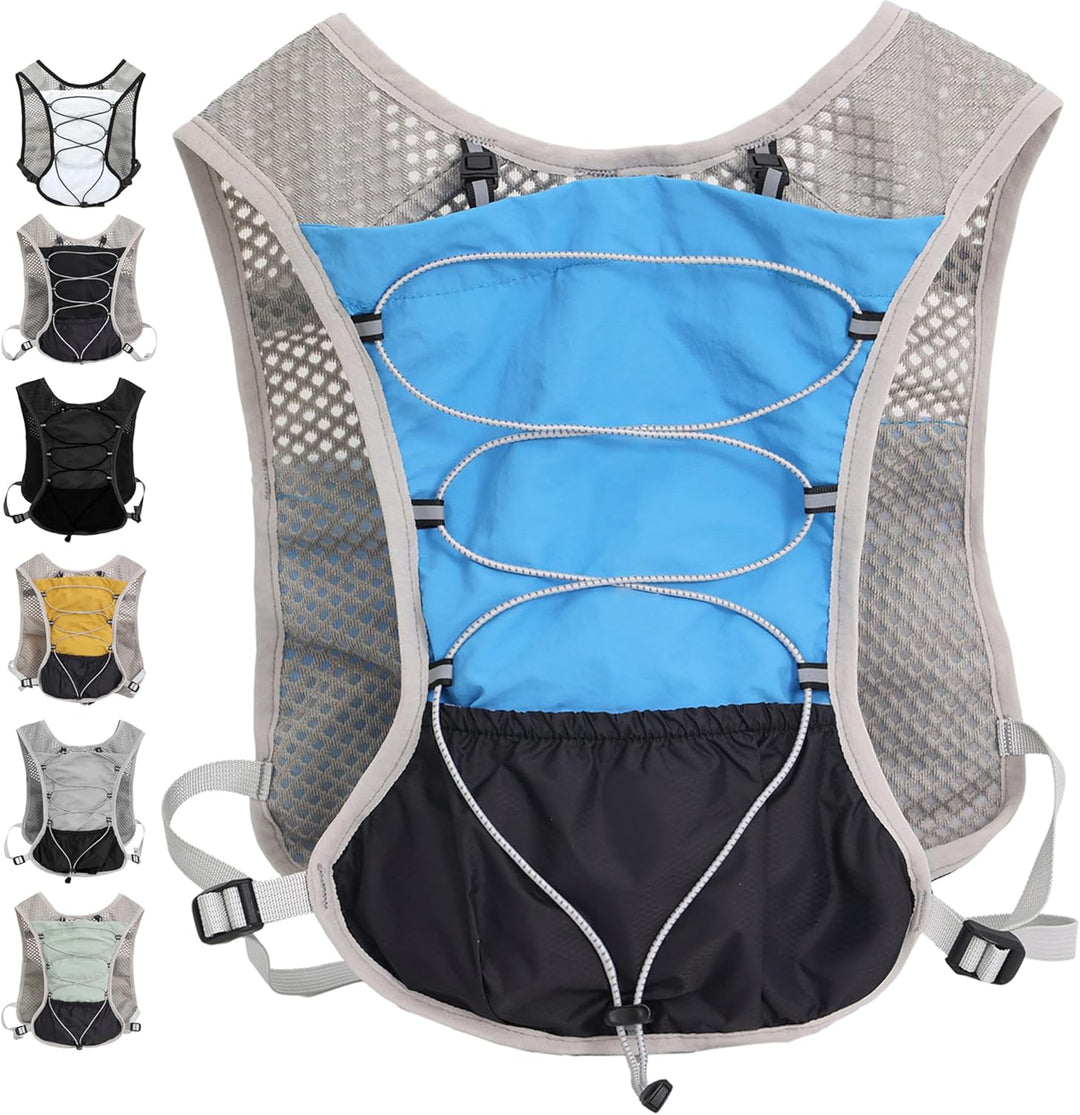 Outdoor fitness gear: Ultra-light running vest with 2L hydration capacity.