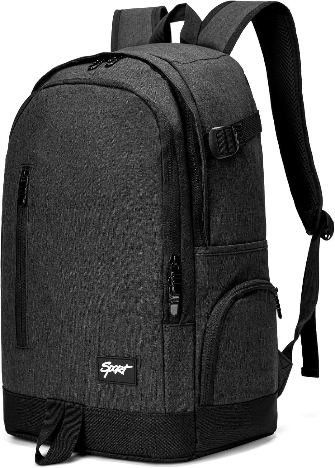 Unisex slim 15.6" laptop backpack with organizer pockets for travel, work, and daily commute.