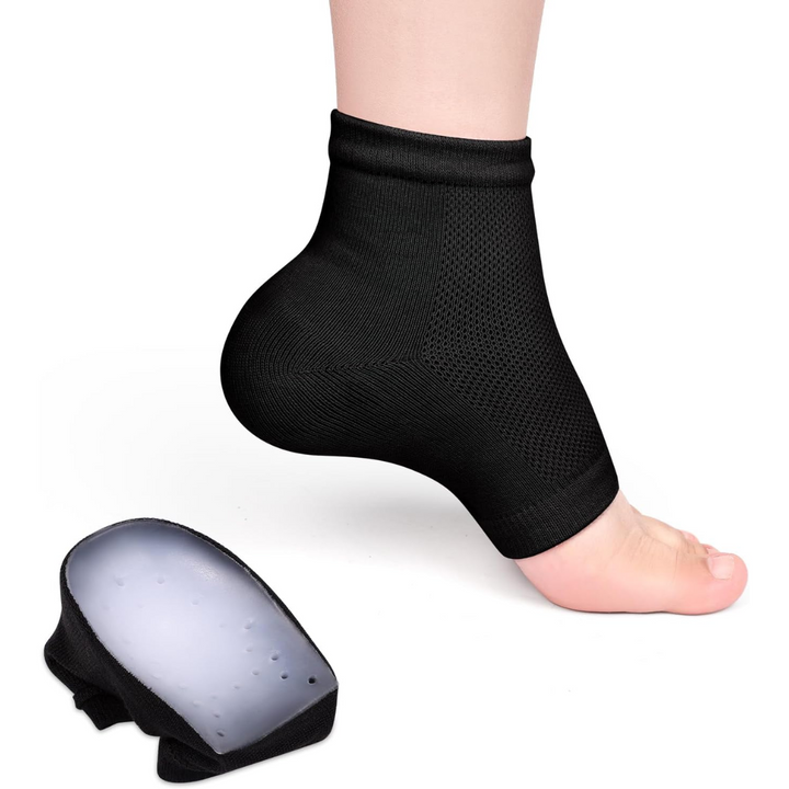Men's discreet height increase socks, providing an invisible lift & enhanced confidence.