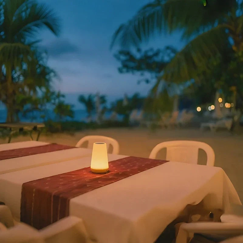 Versatile multicolor LED ambient light, touch & remote dimmable. Suitable for any room decor.