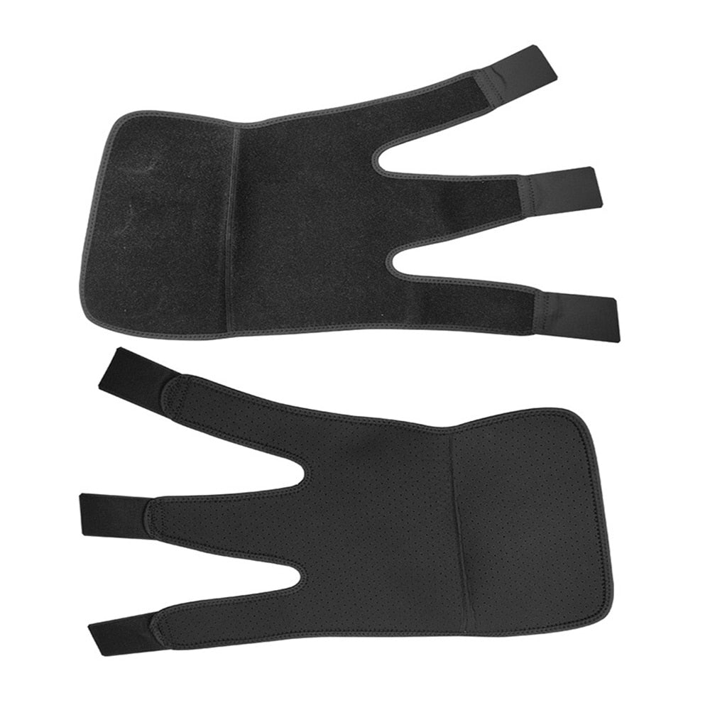 Durable calf sleeve for rehabilitation, muscle support, and preventing re-injury.