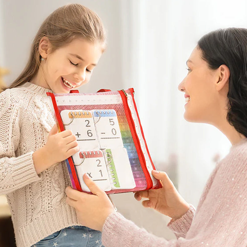 Kids' interactive math flashcard game: a fun, silicone educational toy for early learning & math skill building.