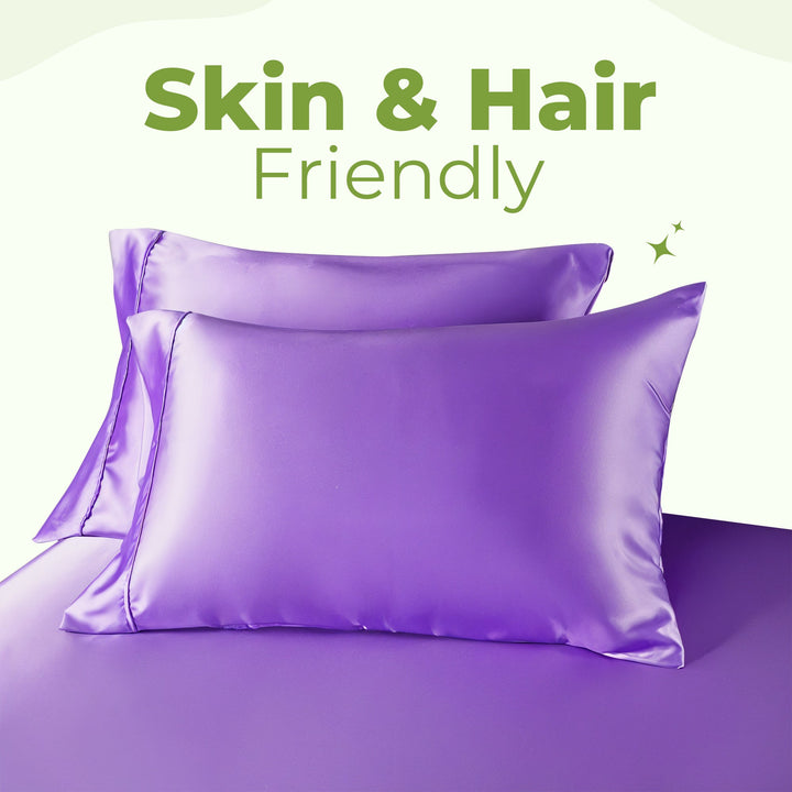 Experience ultimate comfort with this deep pocket luxury satin sheet set. Silky soft luxury bedding.