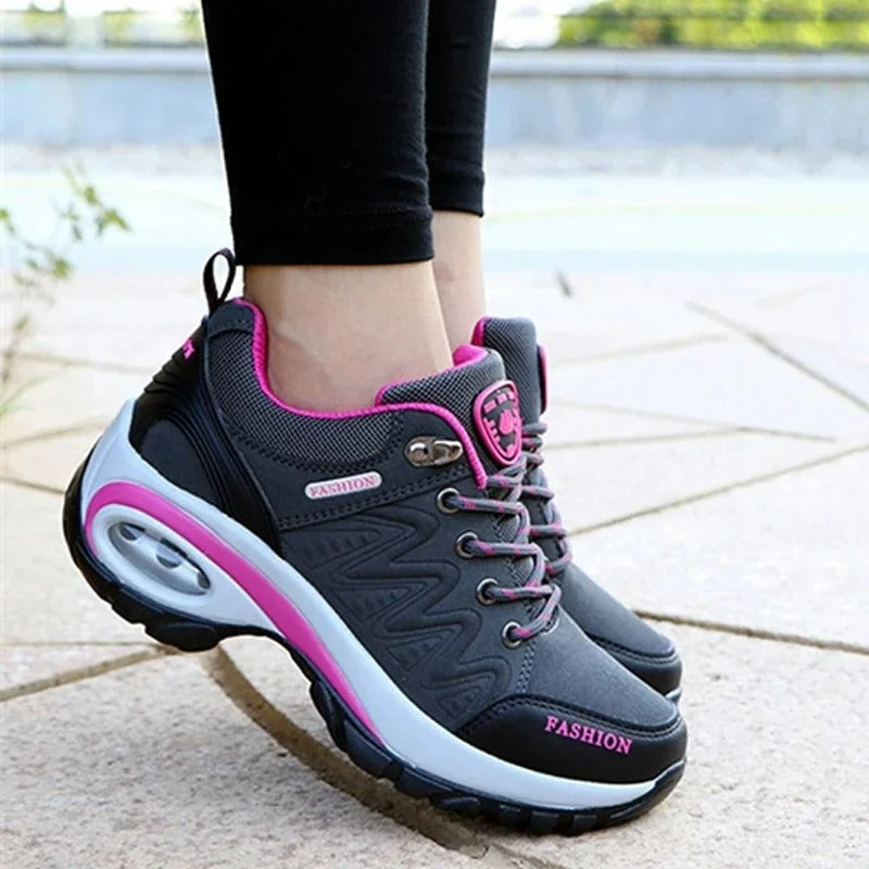 Women's EasyStep orthopedic comfort footwear, slip-resistant, providing posture support and pain relief.