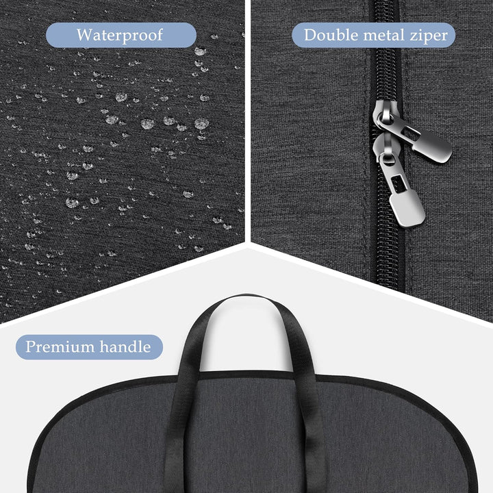 Stylish unisex waterproof travel bag for suits, dresses & business trips. A foldable luggage accessory.