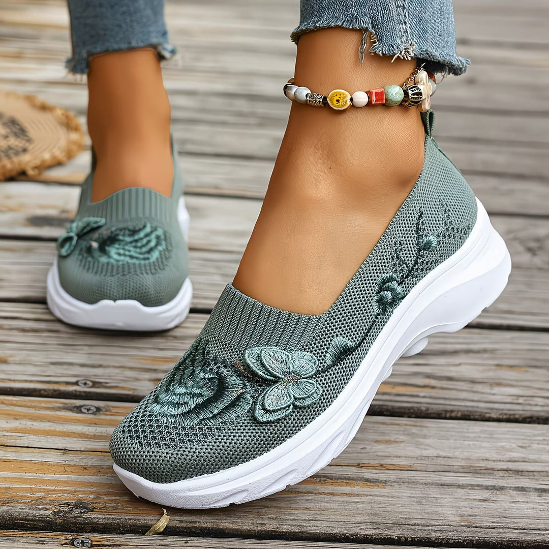 Women's versatile slip-on trainers, ideal for walking, everyday errands & casual comfort.