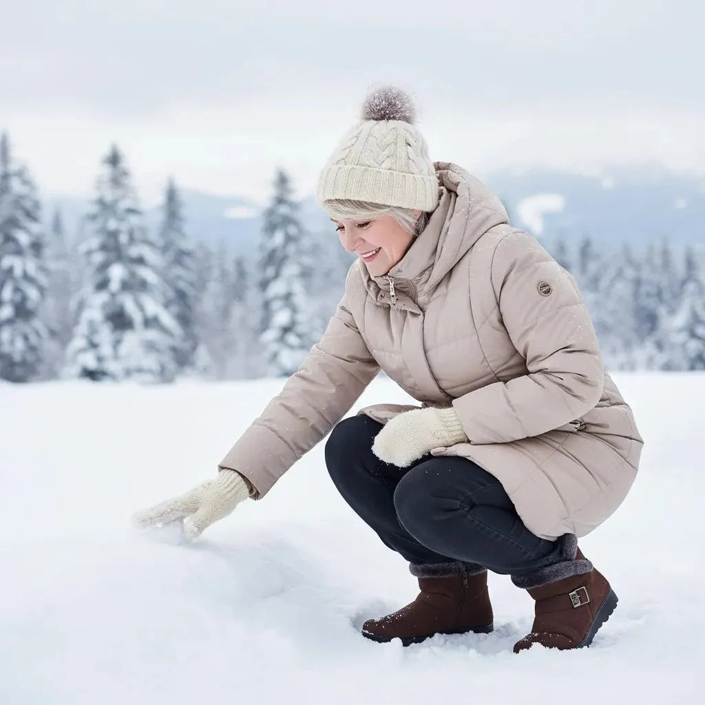 Fashion-forward women's boots, warm, comfortable, and anti-slip for winter.