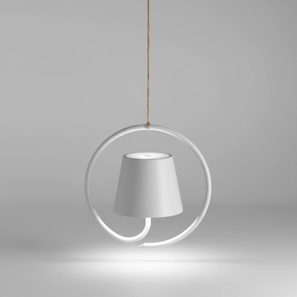 Smart rechargeable LED hanging light with touch dimming for effortless indoor/outdoor illumination.