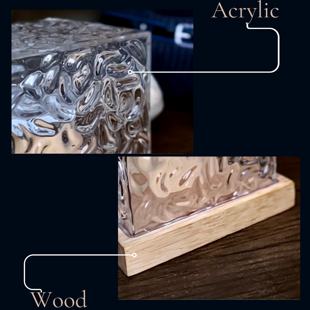 LED aurora night light simulating stunning Northern Lights, adding a calming and decorative touch to any room.