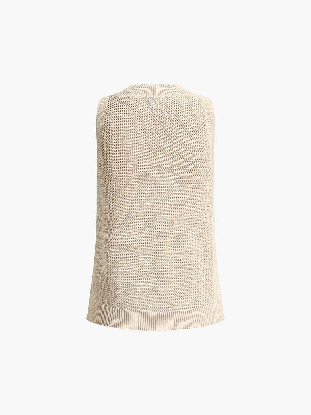 Elevate your look with this chic women's cut-out sleeveless tank top, perfect for summer layering.