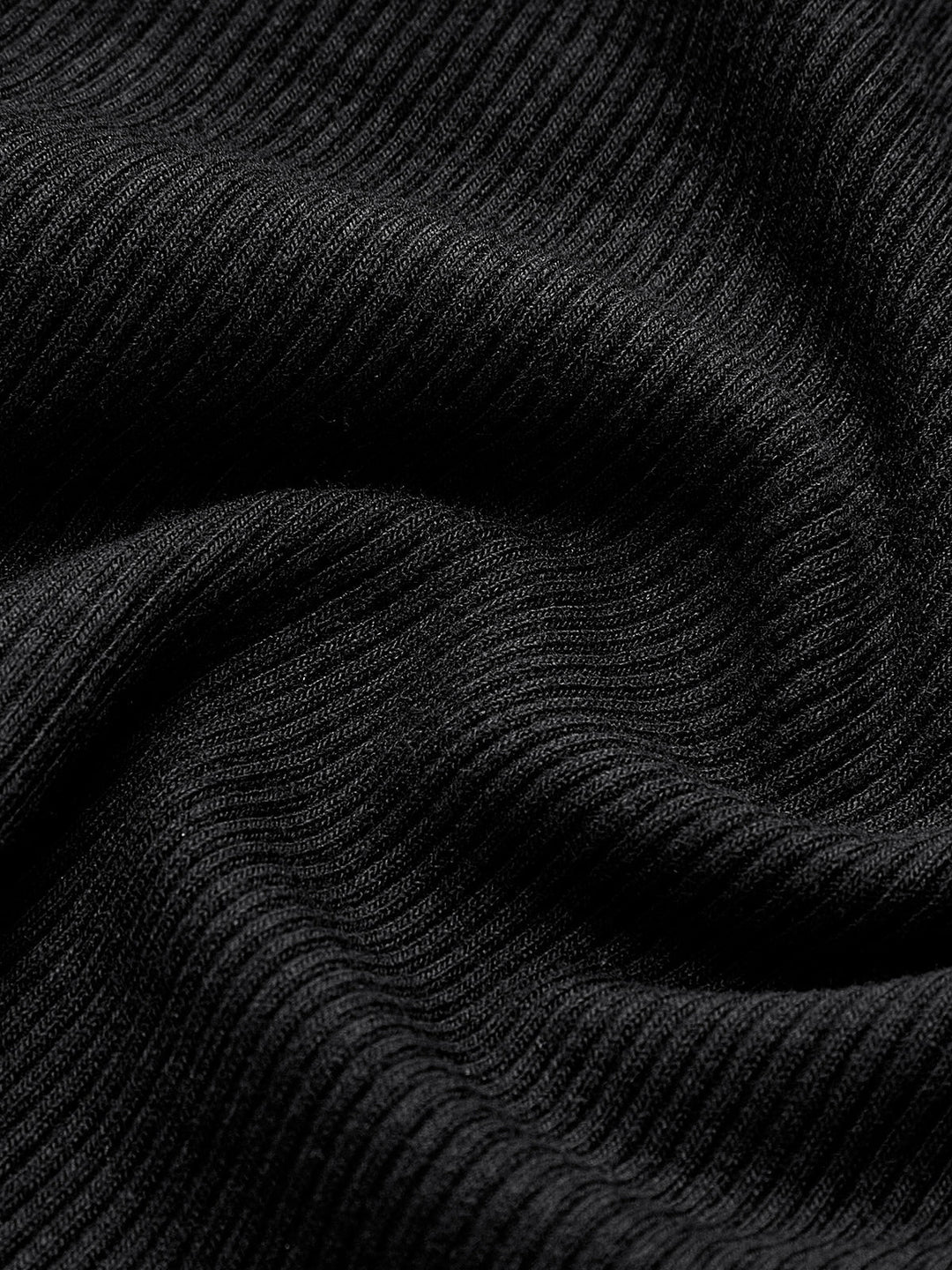 Everyday women's long-sleeve ribbed top, crew neck, piping detail & slim fit for a fashionable look.