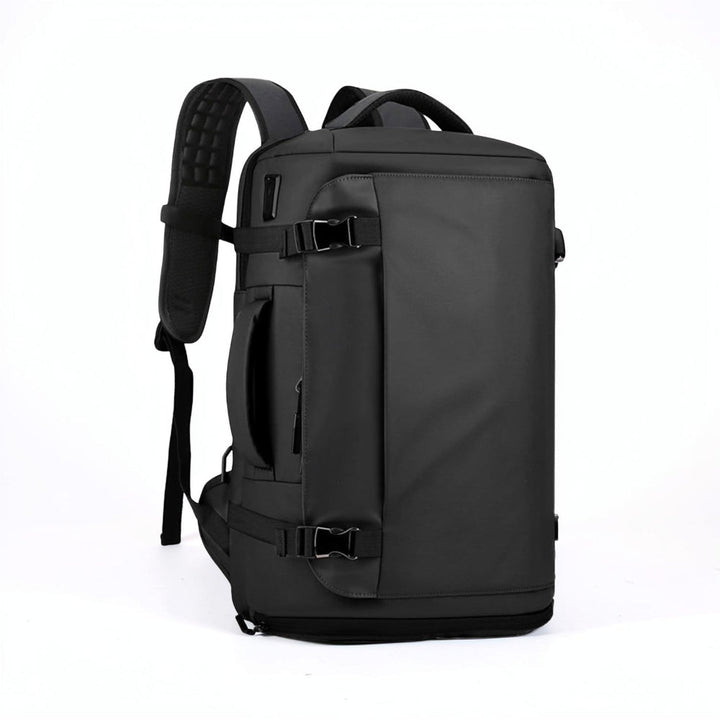 Durable unisex daily use backpack for laptops, water-resistant, with USB charging port & comfortable shoulder straps.