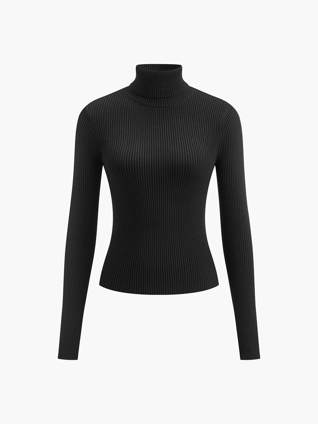 Everyday women's casual turtleneck sweater; lightweight & polished for effortless style.